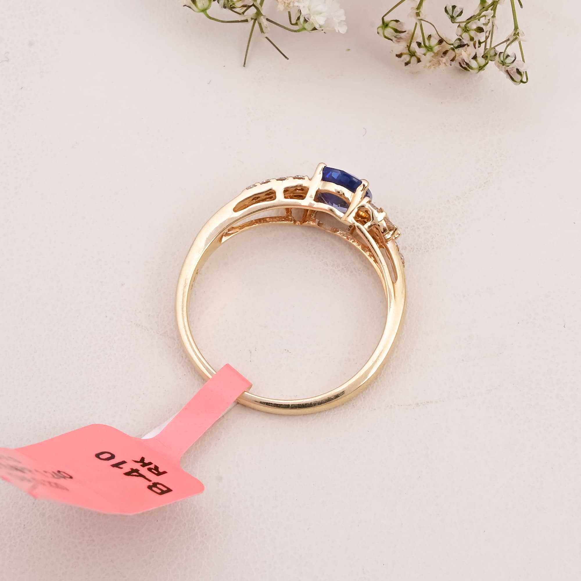 Celestial Spark Tanzanite Ring