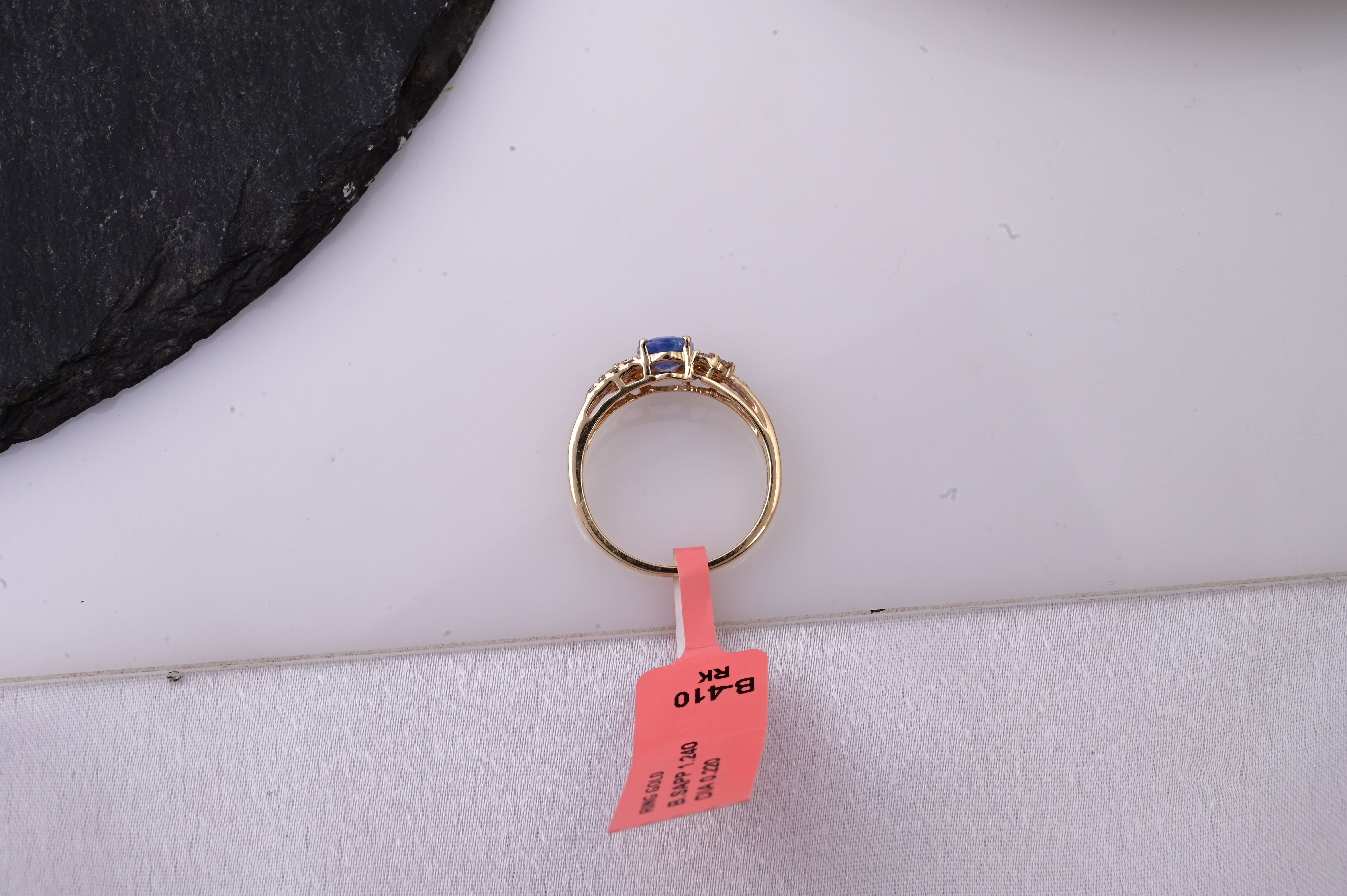 Celestial Spark Tanzanite Ring