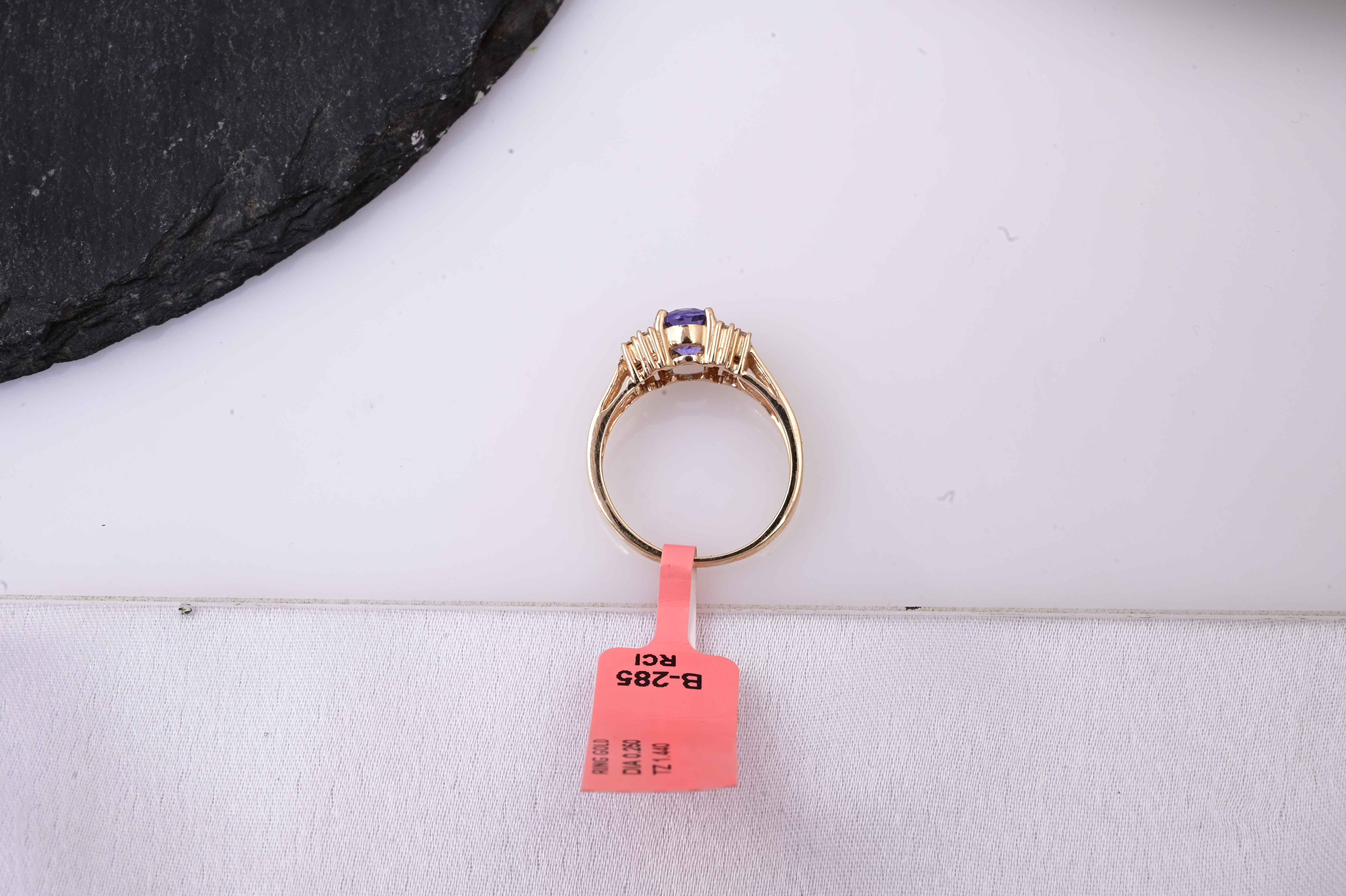 Royal Radiance Tanzanite Diamond Ring