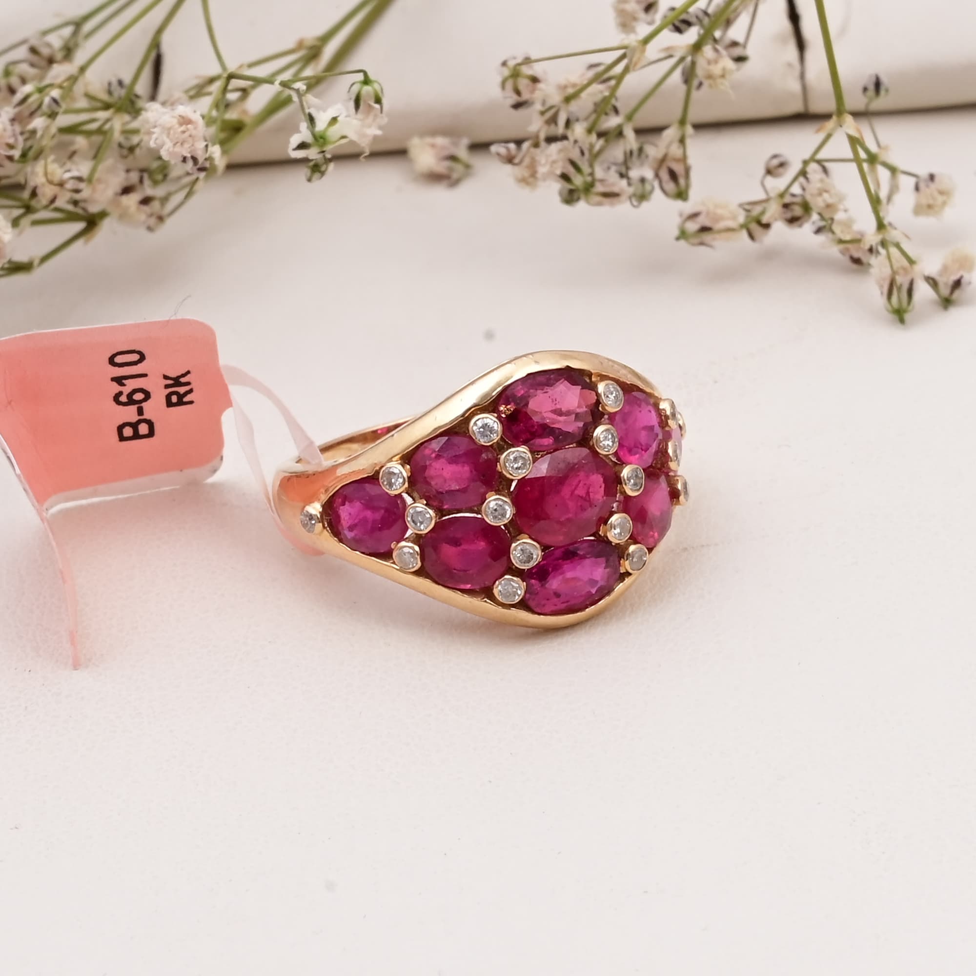 Royal Ruby Constellation Ring