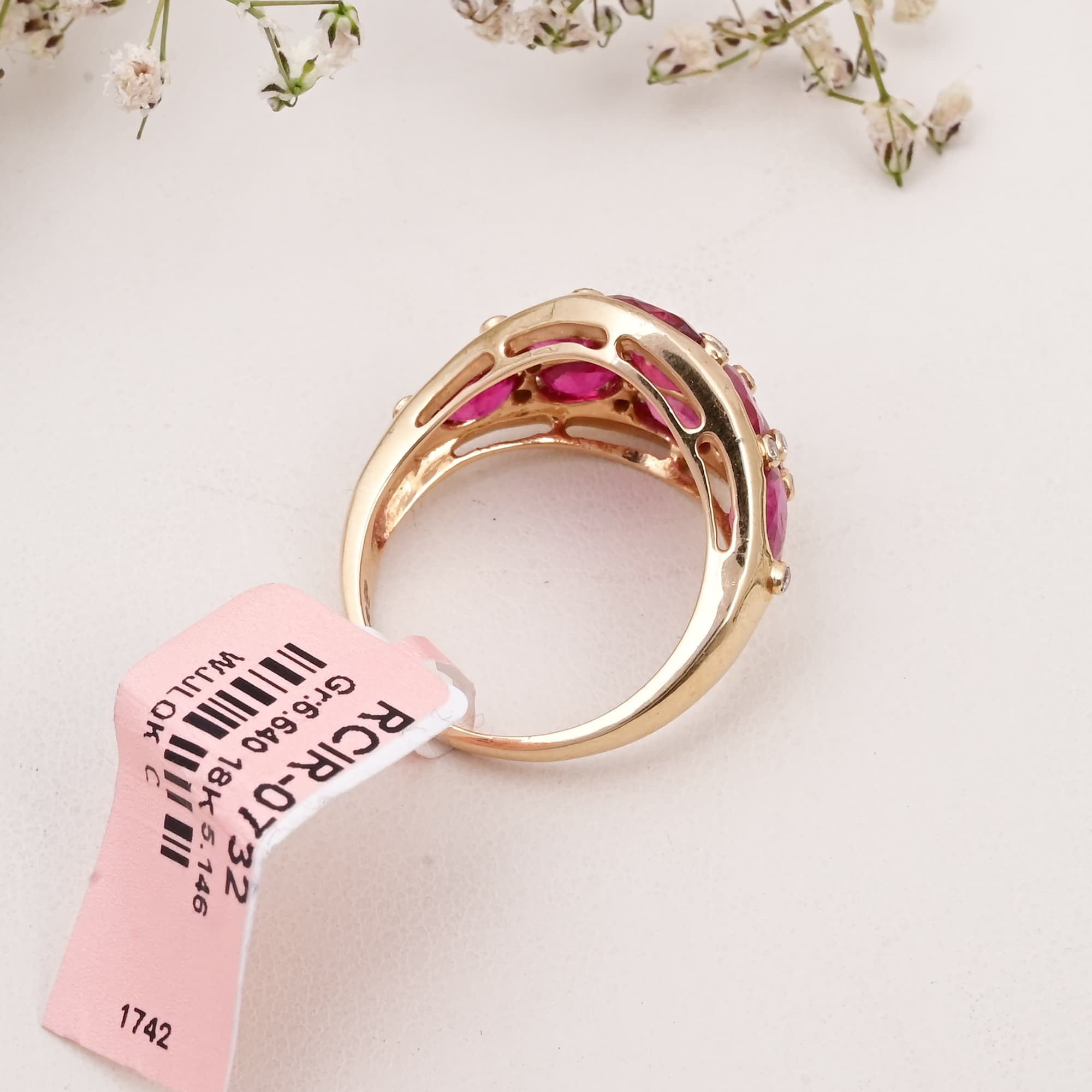 Royal Ruby Constellation Ring