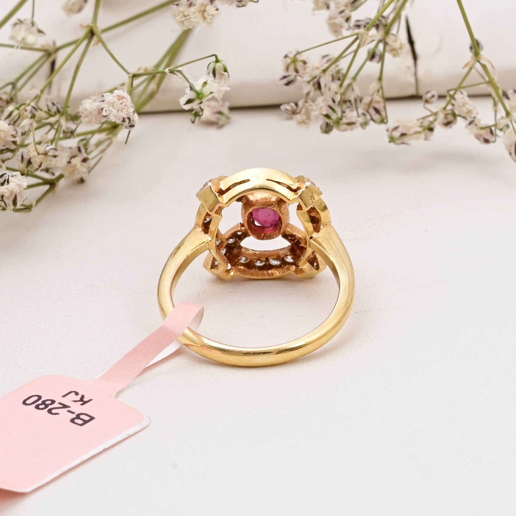 Ruby Eclipse Diamond Ring