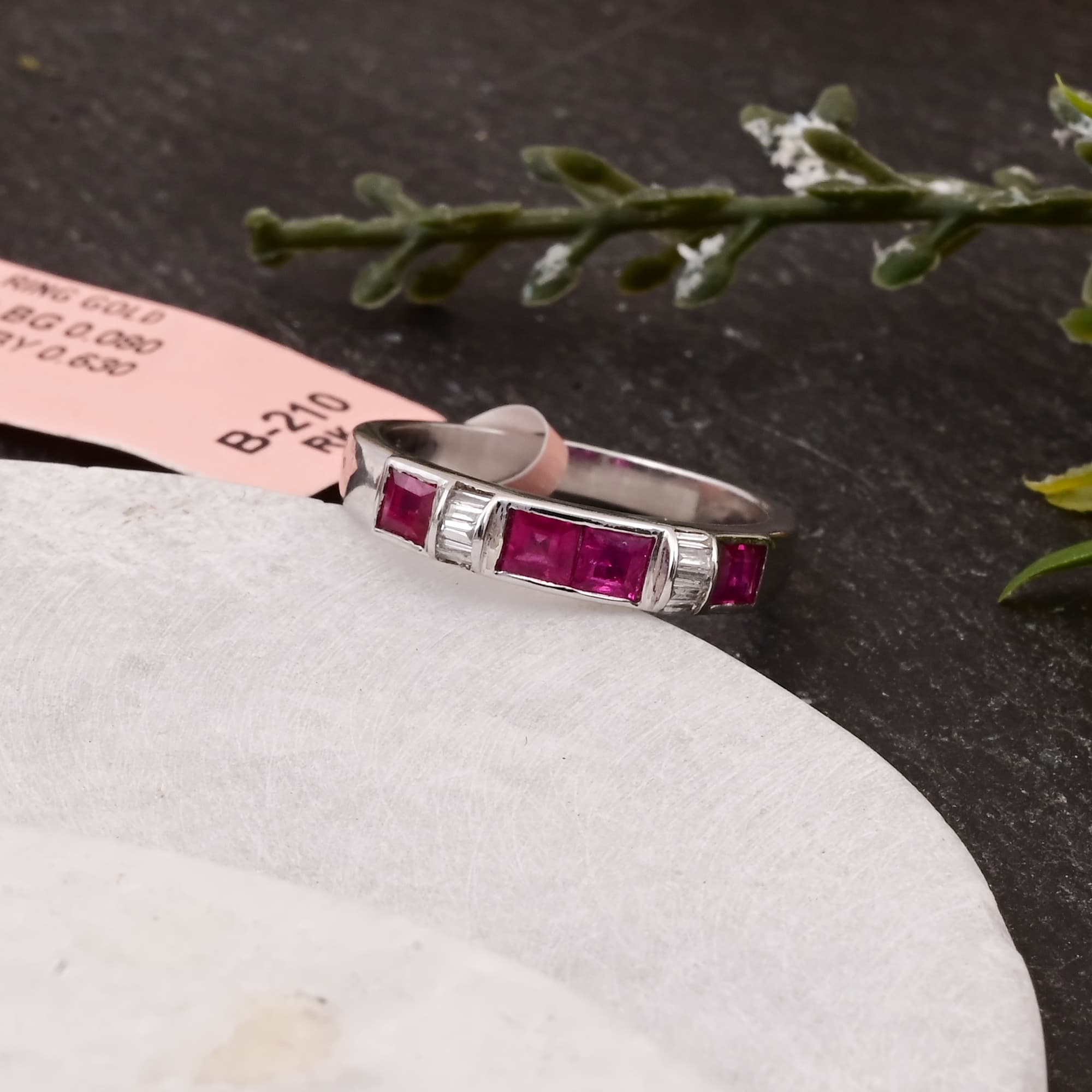 Ruby Channel Band Ring