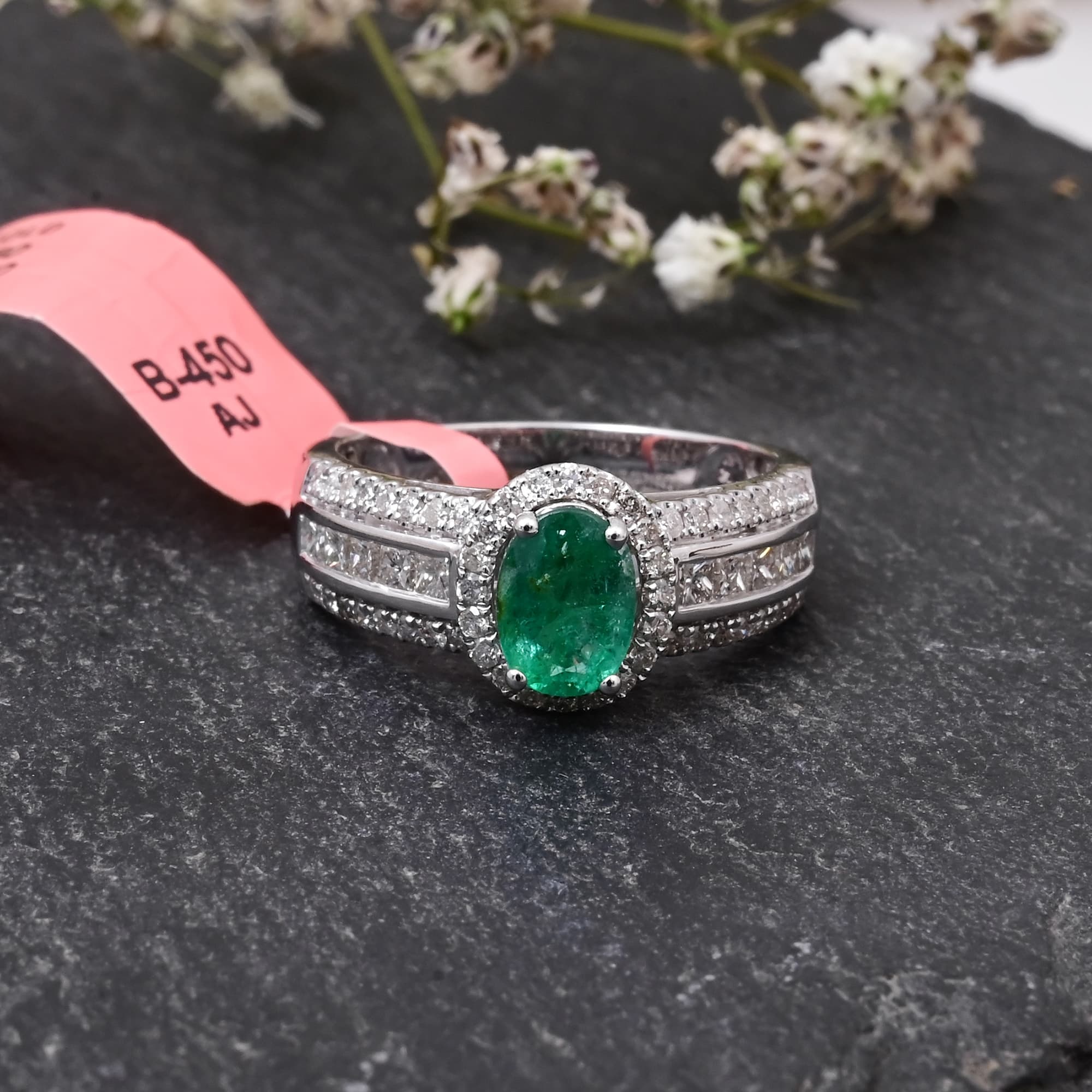 Emerald Diamond Prestige Ring
