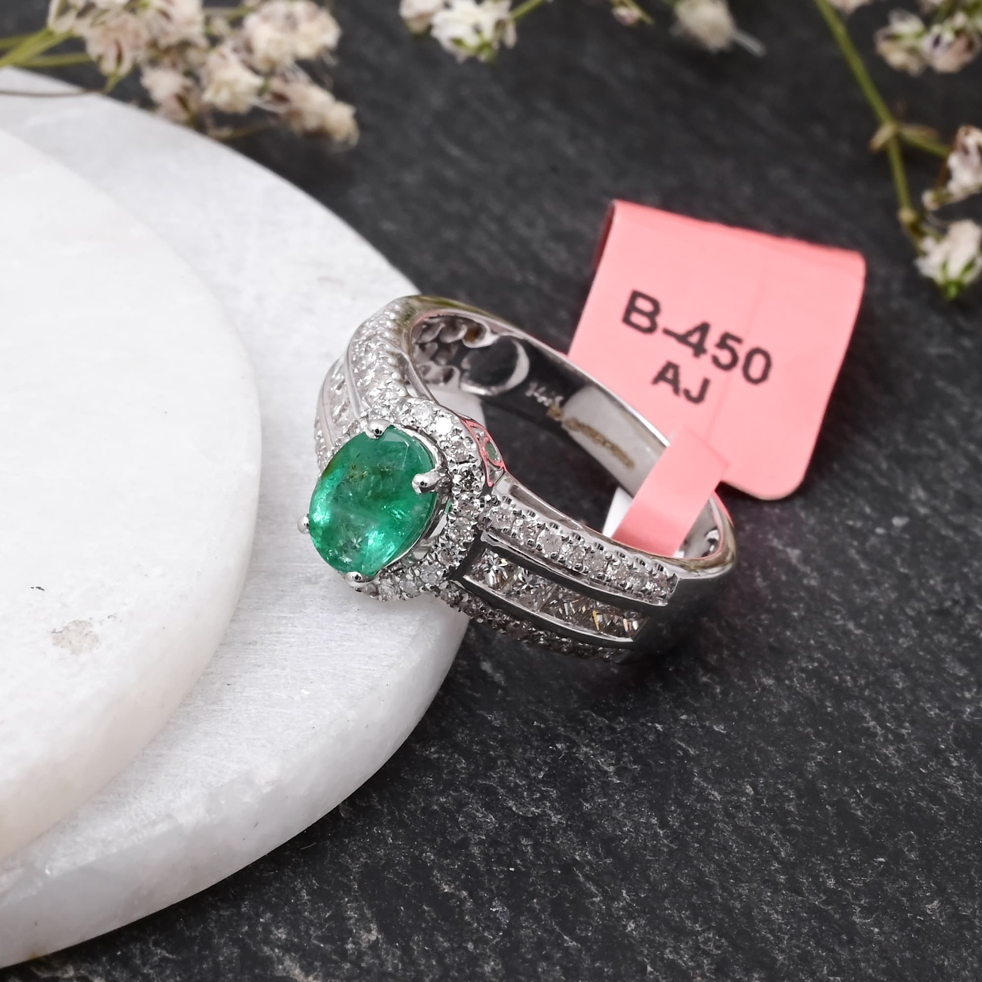 Emerald Diamond Prestige Ring