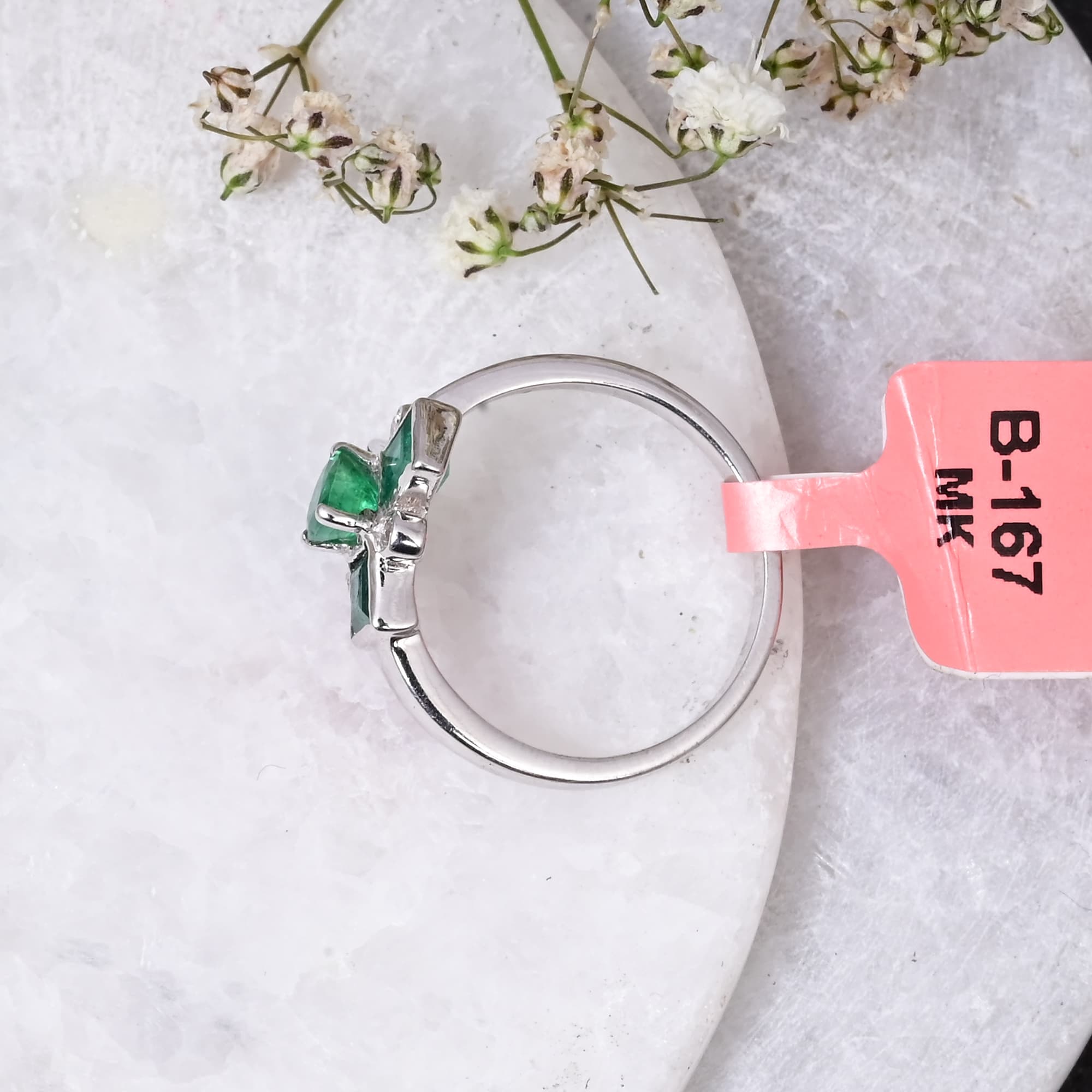 Emerald Starburst Ring