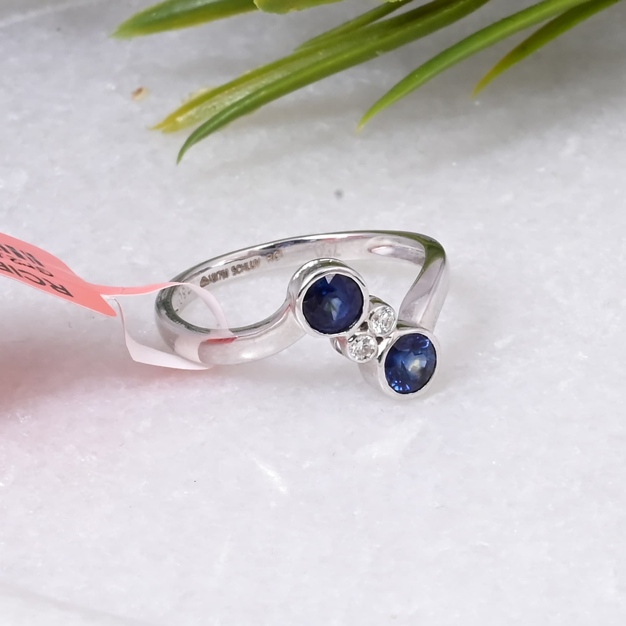 Celestial Sapphire Open Ring