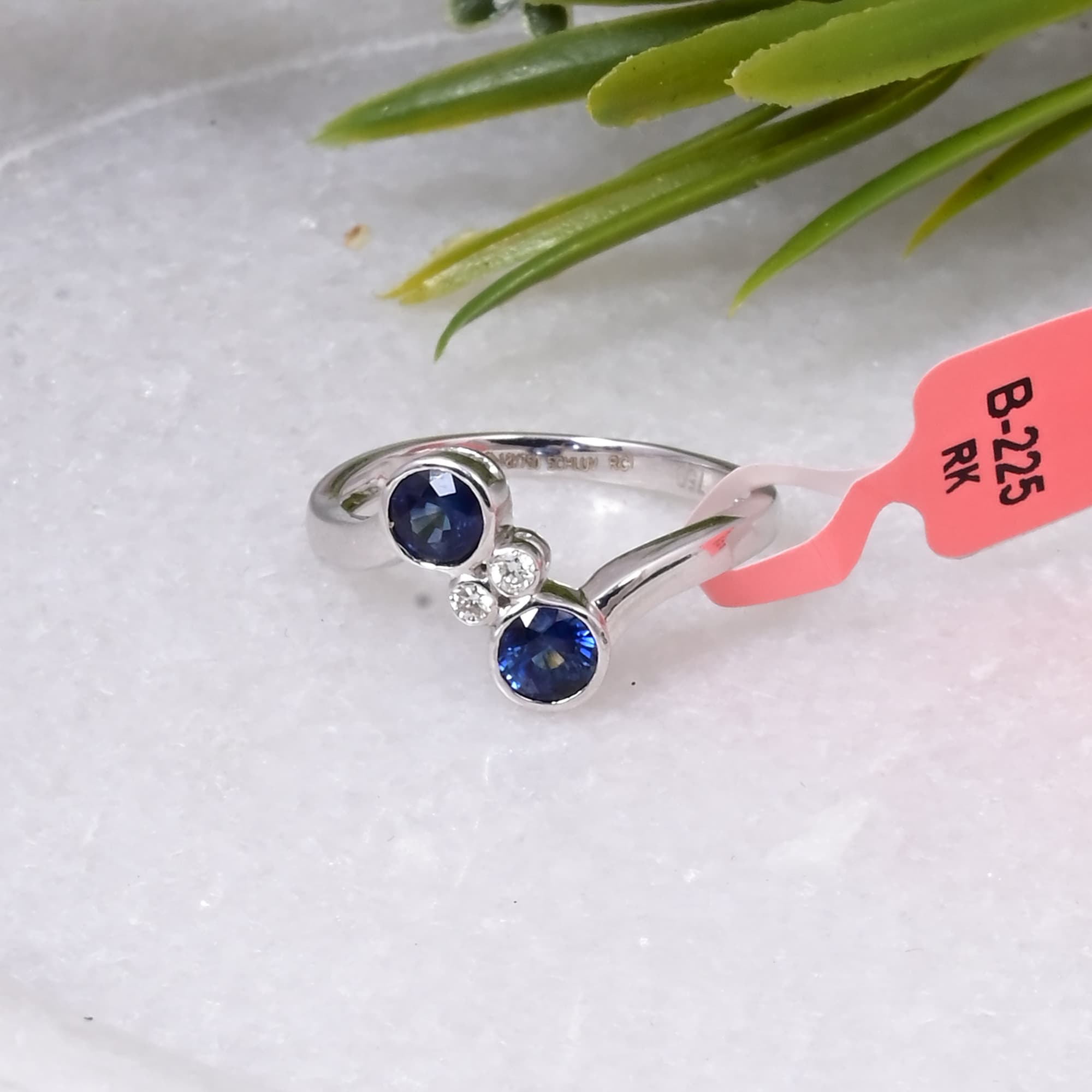 Celestial Sapphire Open Ring