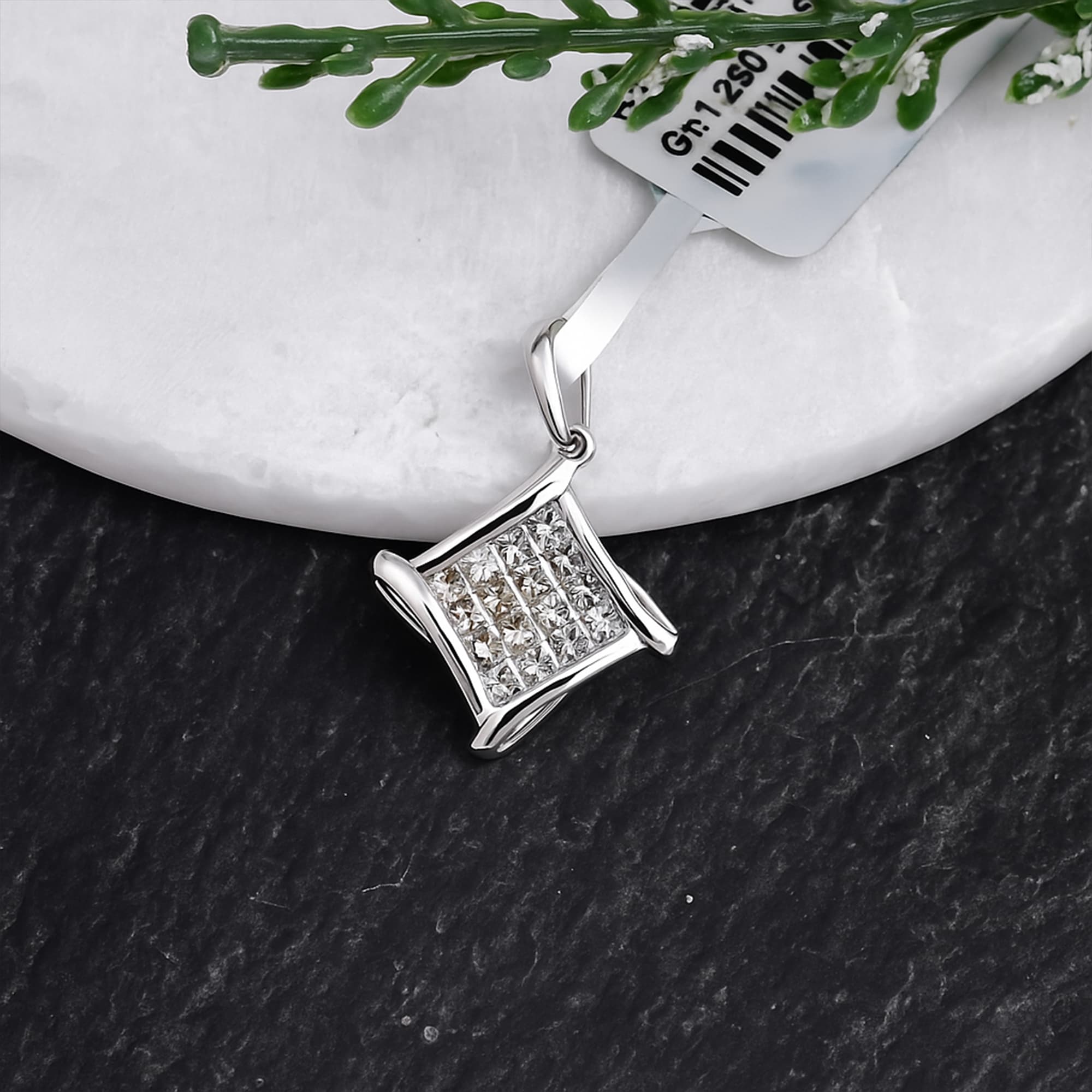 Stellar Square Pendant