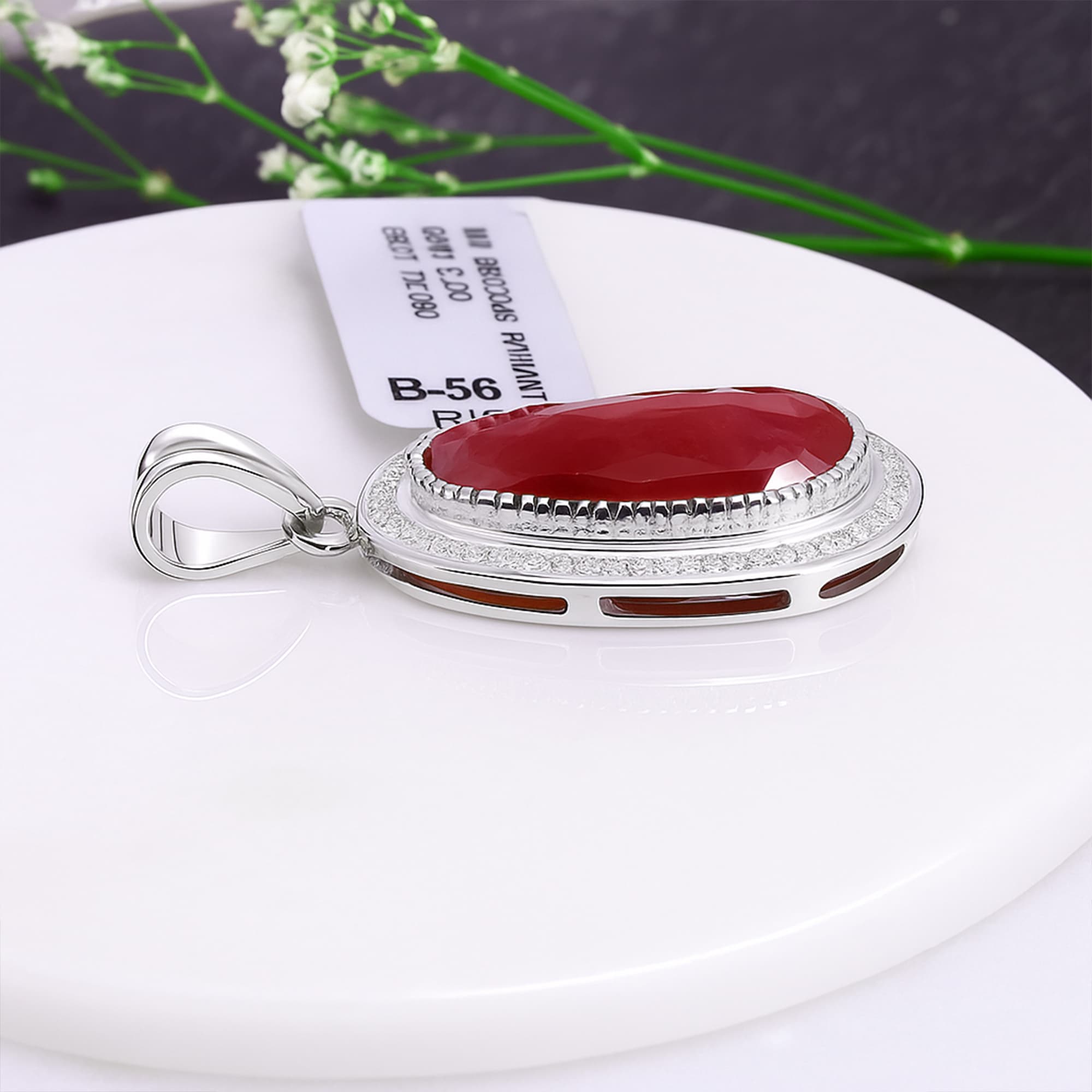 Crimson Halo Pendant