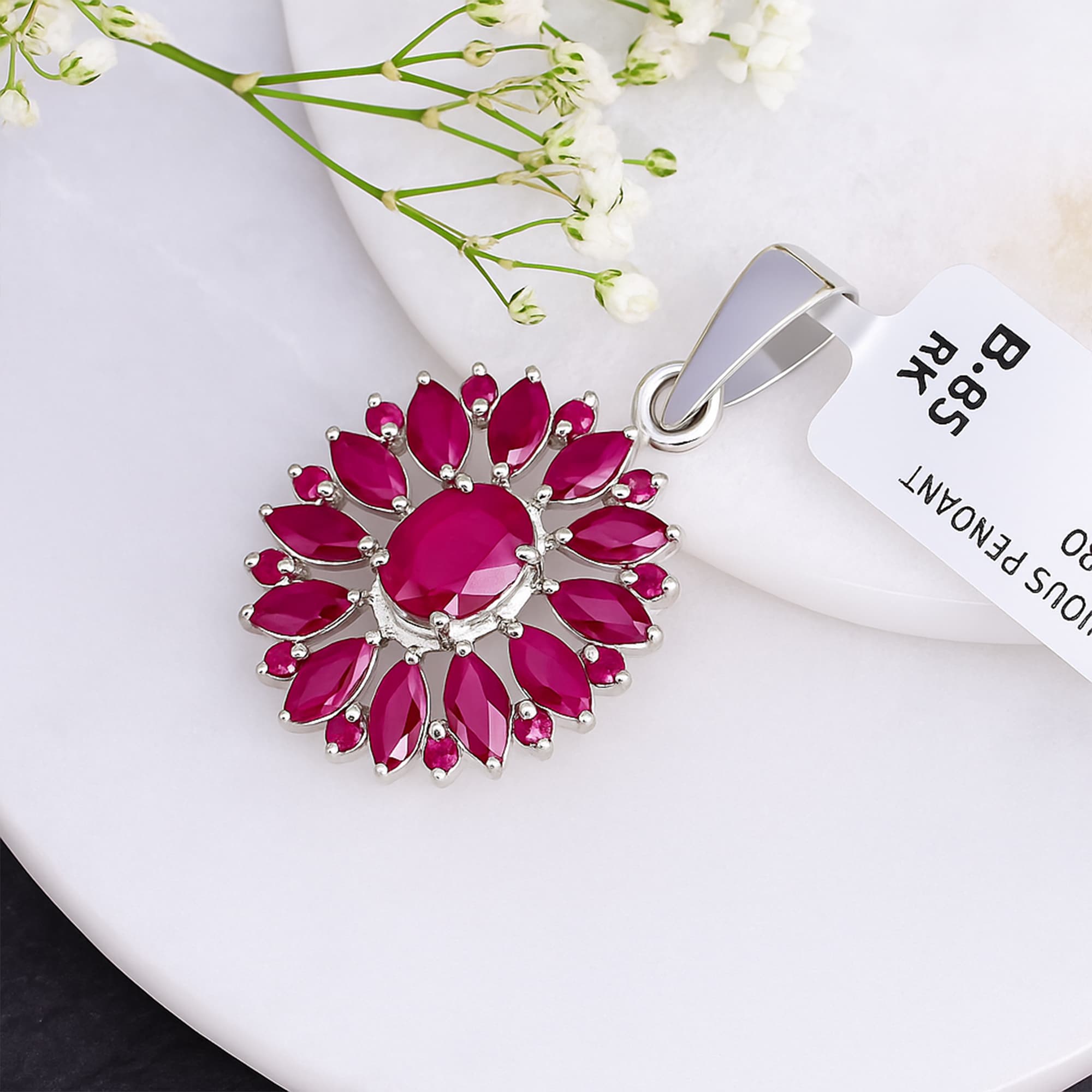 Ruby Radiance Pendant alternate view