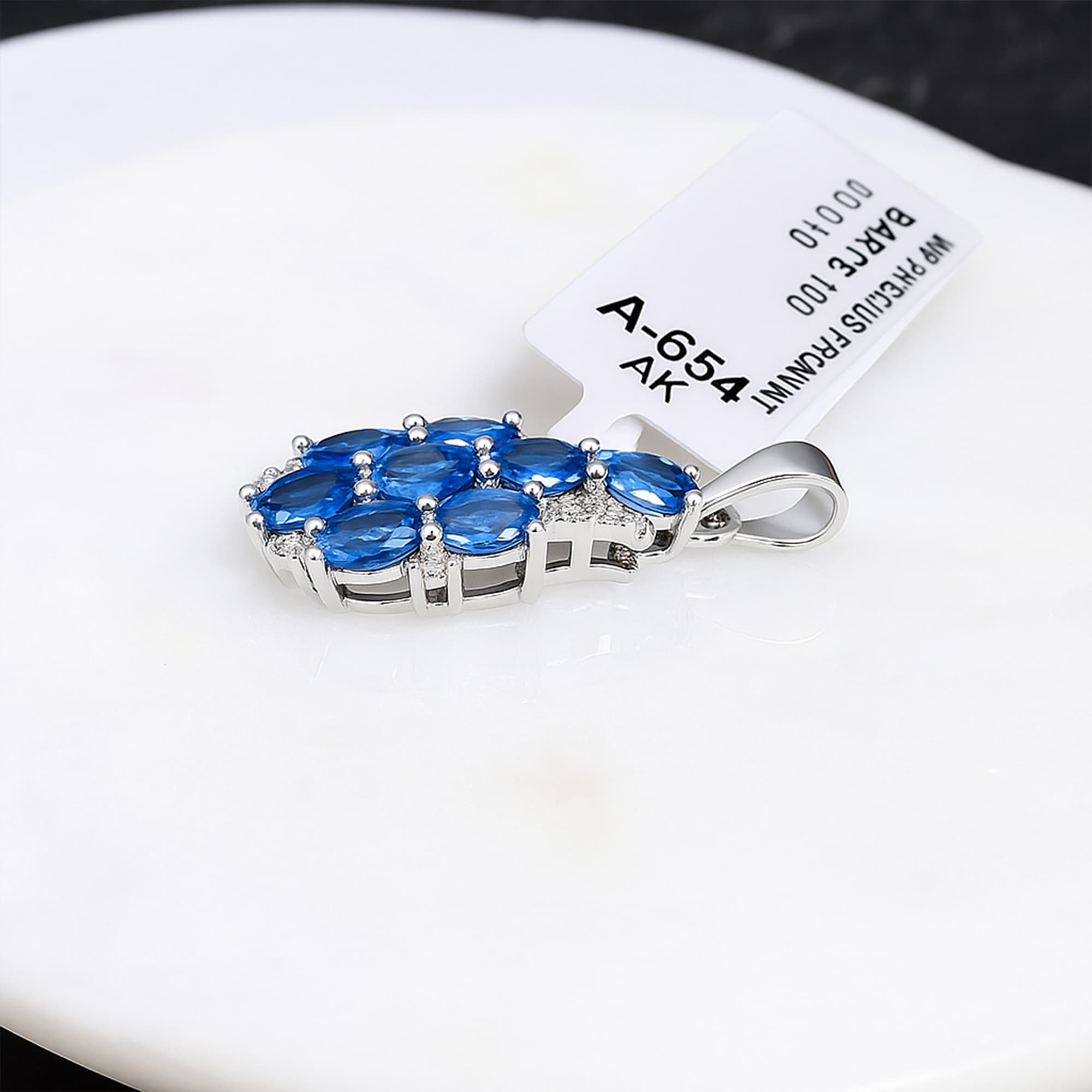 Sapphire Cascade Pendant