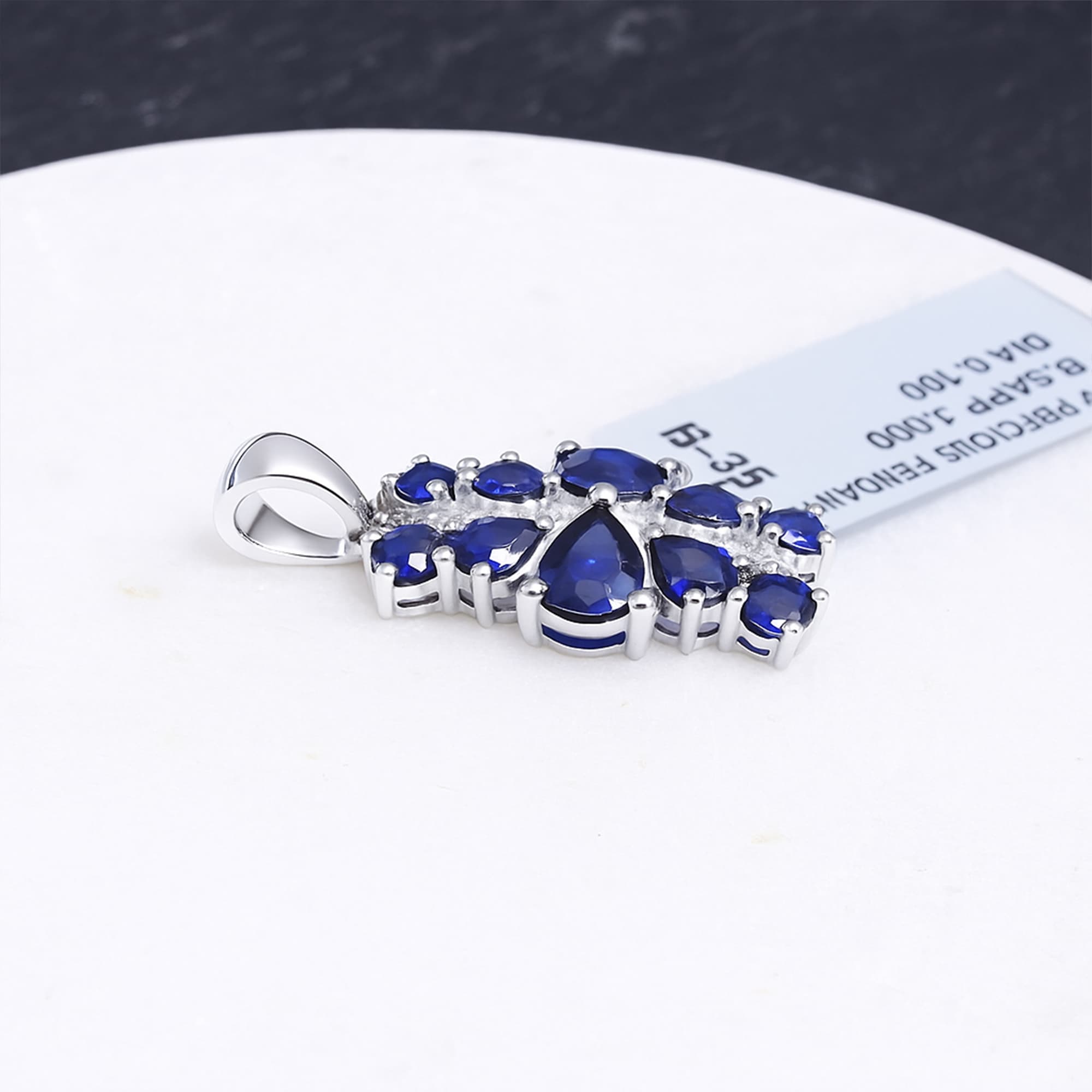 Sapphire Flutter Pendant