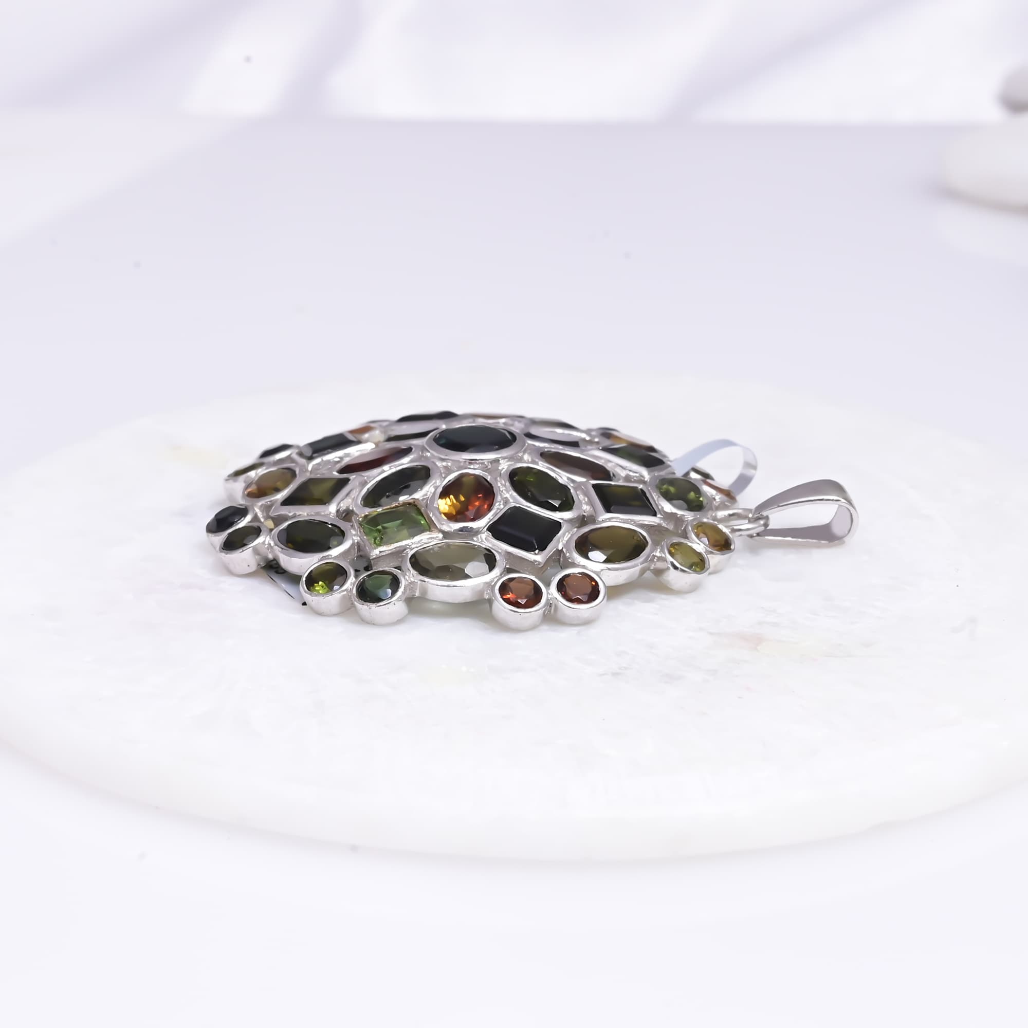 Tourmaline Tapestry Pendant