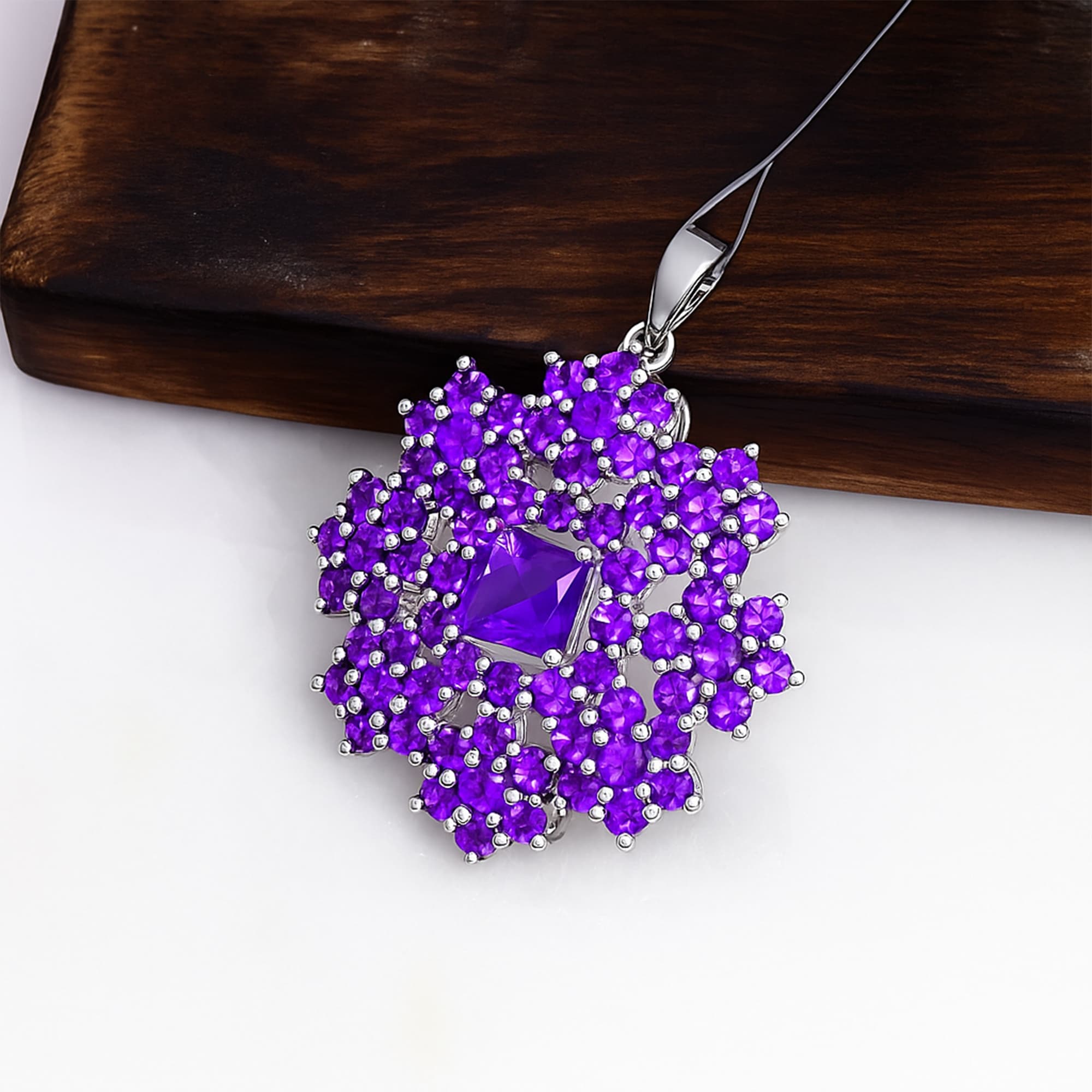 Amethyst Galaxy Pendant