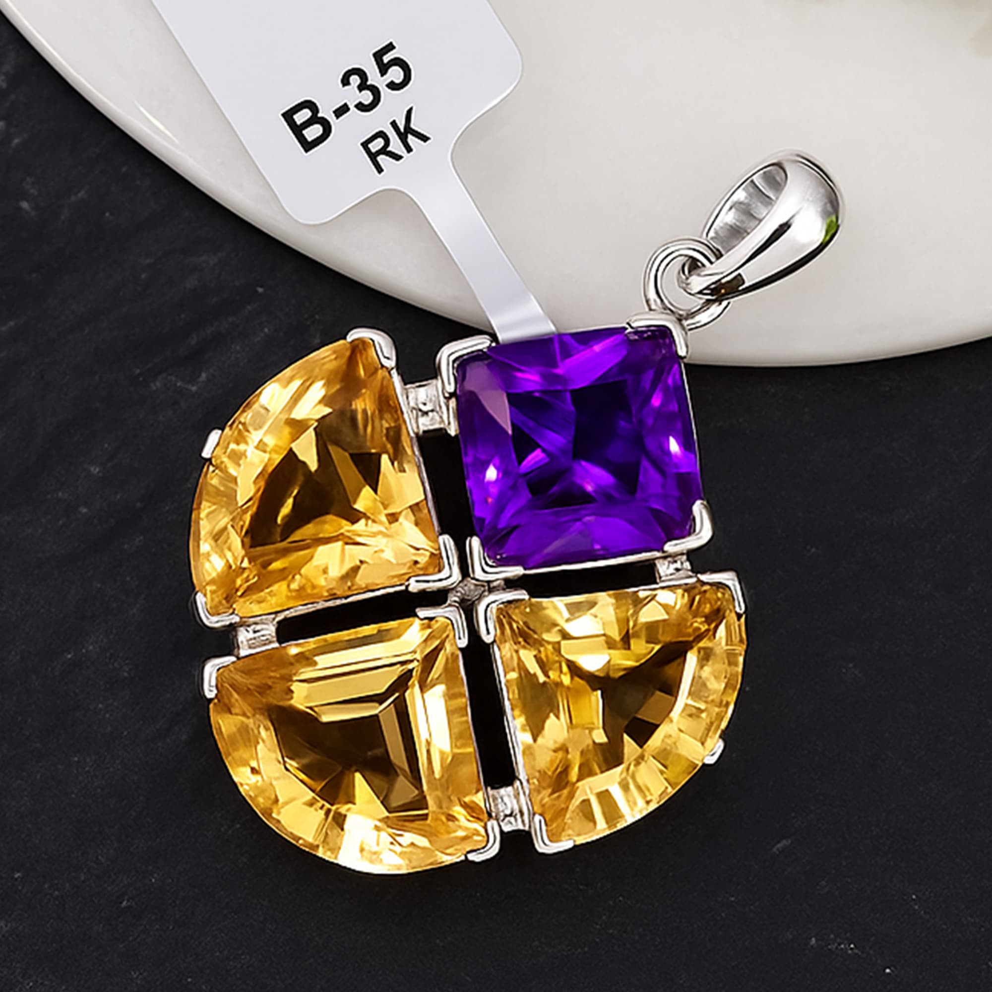 Soleil Amethyst Pendant