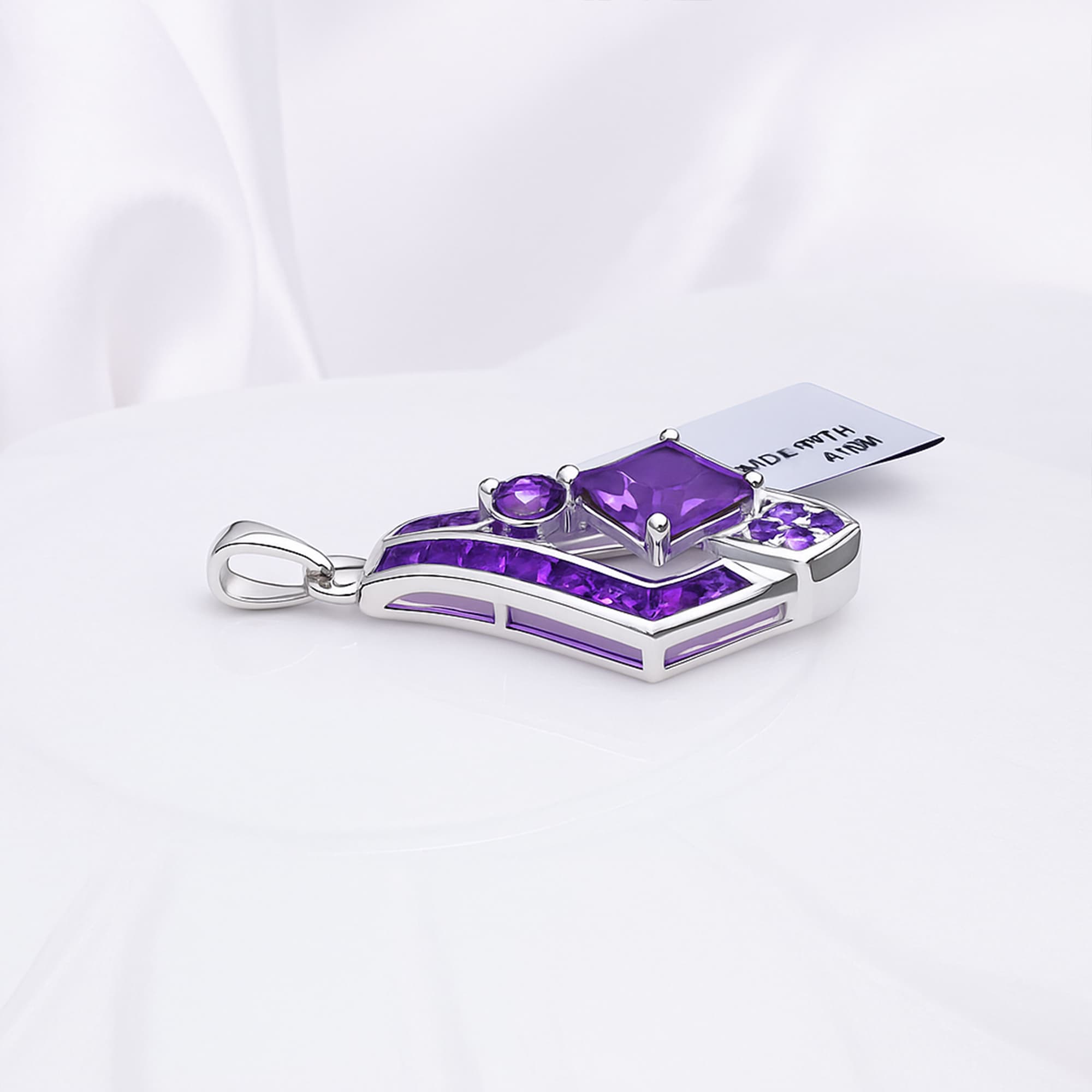 Amethyst Deco Pendant