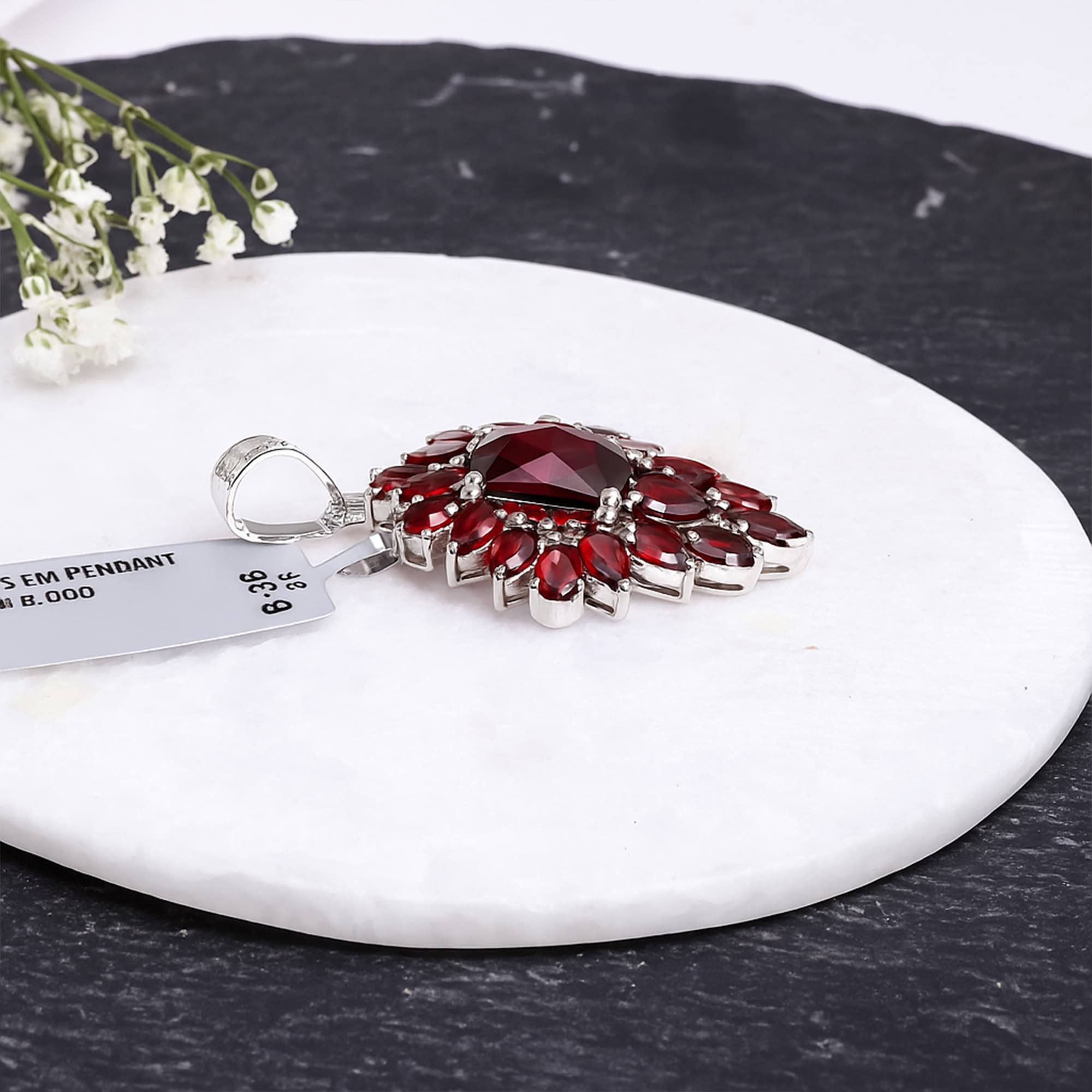 Garnet Empress Pendant