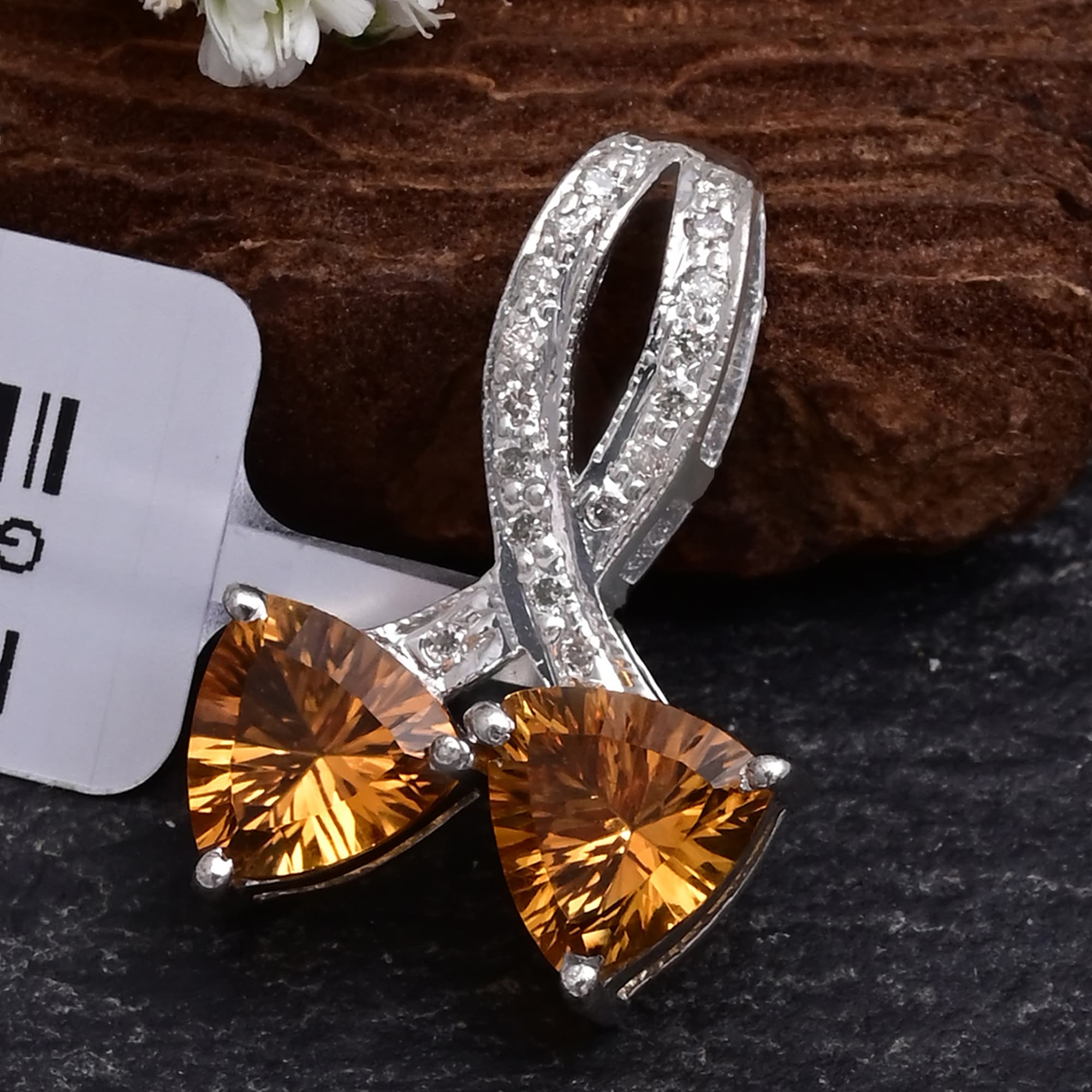 Citrine Duo Pendant
