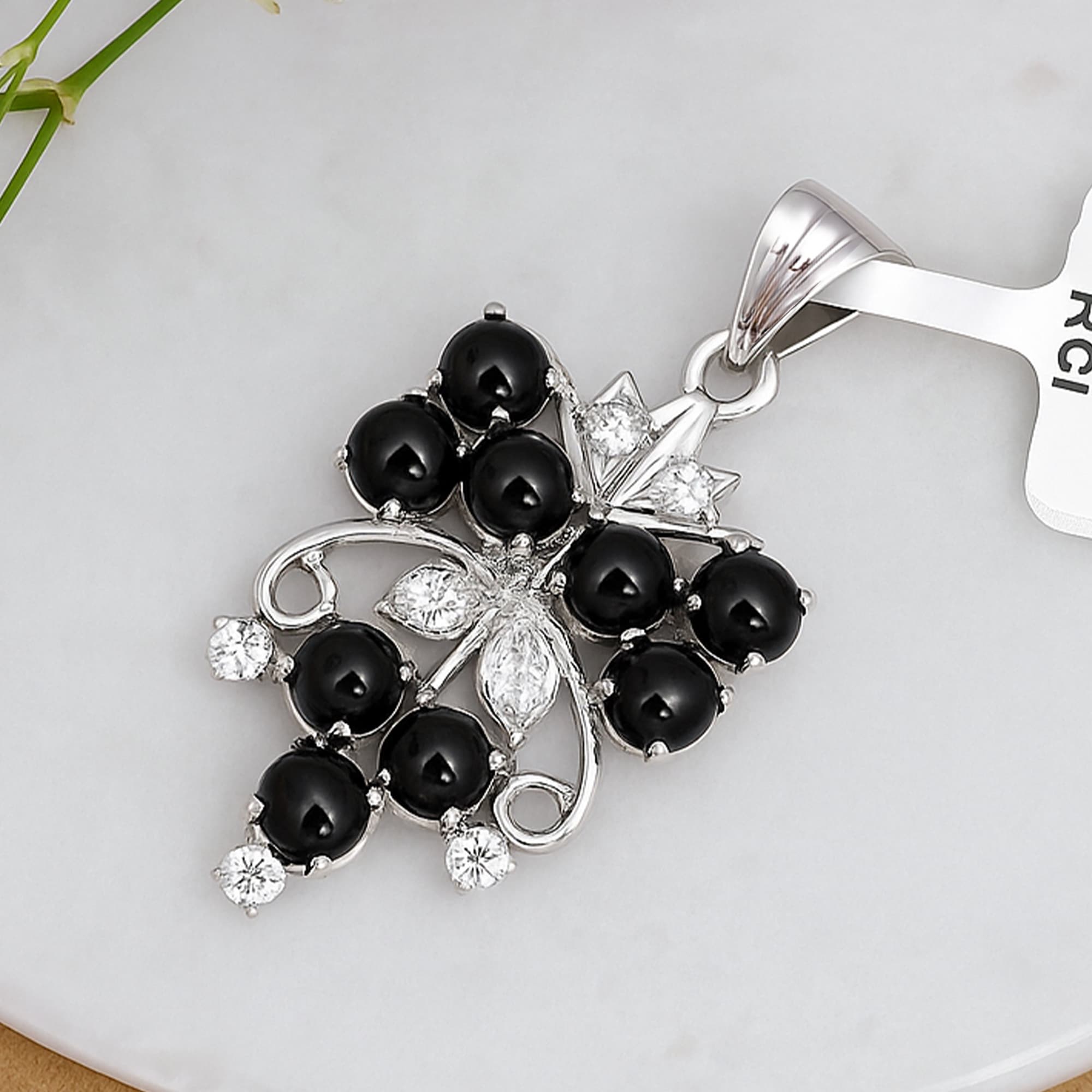Midnight Vineyard Black Onyx Pendant