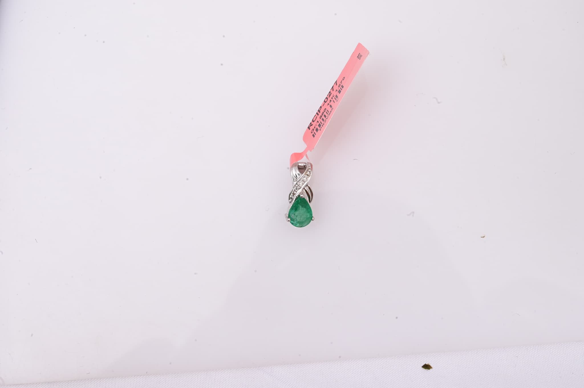 Emerald Dewdrop Elegance Pendant