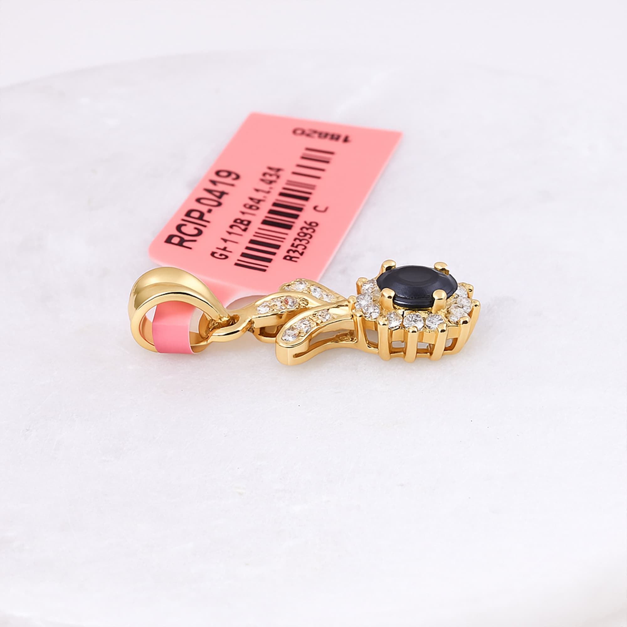 Celestial Sapphire Diamond Pendant