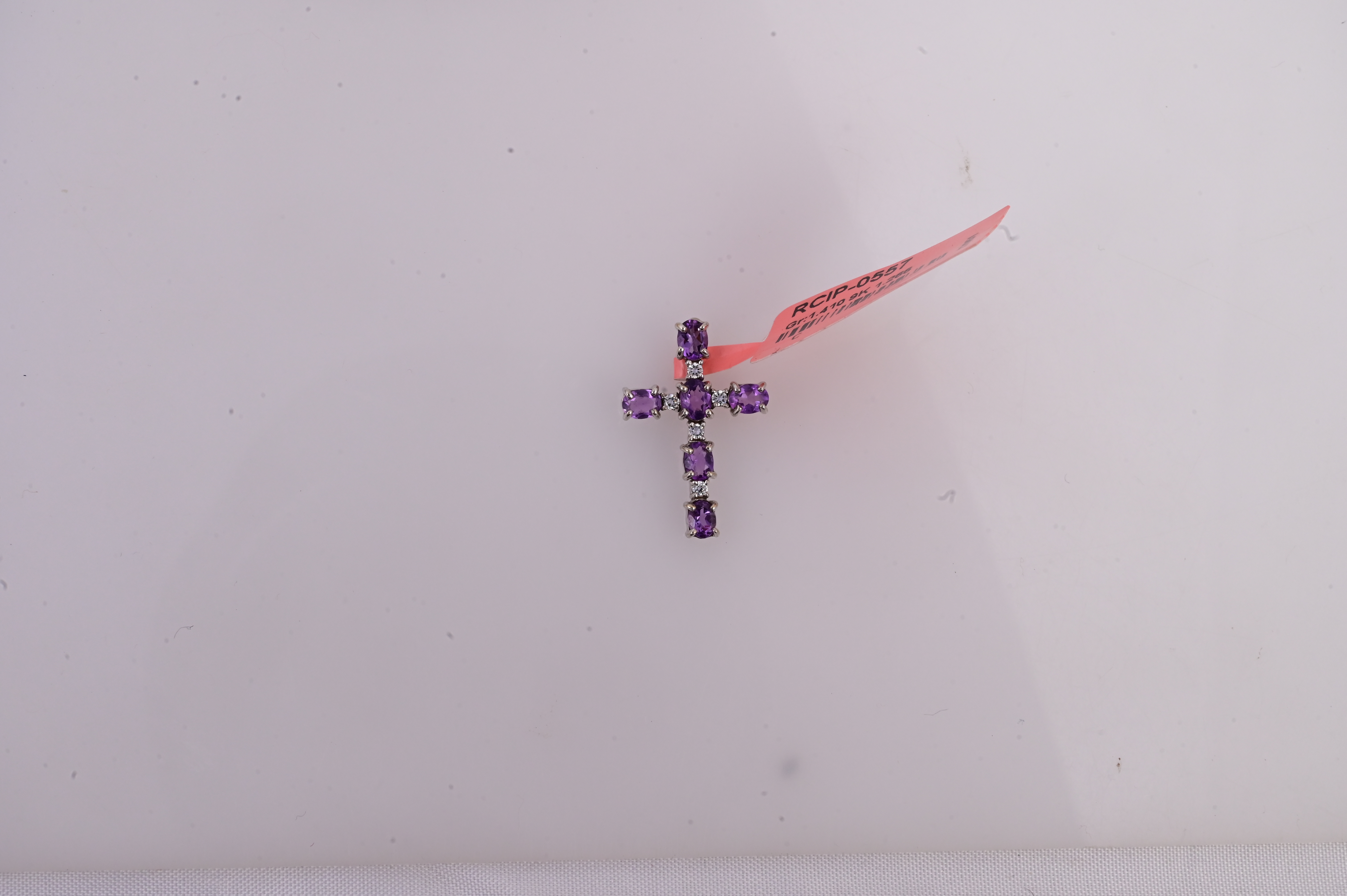 Divine Grace Amethyst Cross Pendant