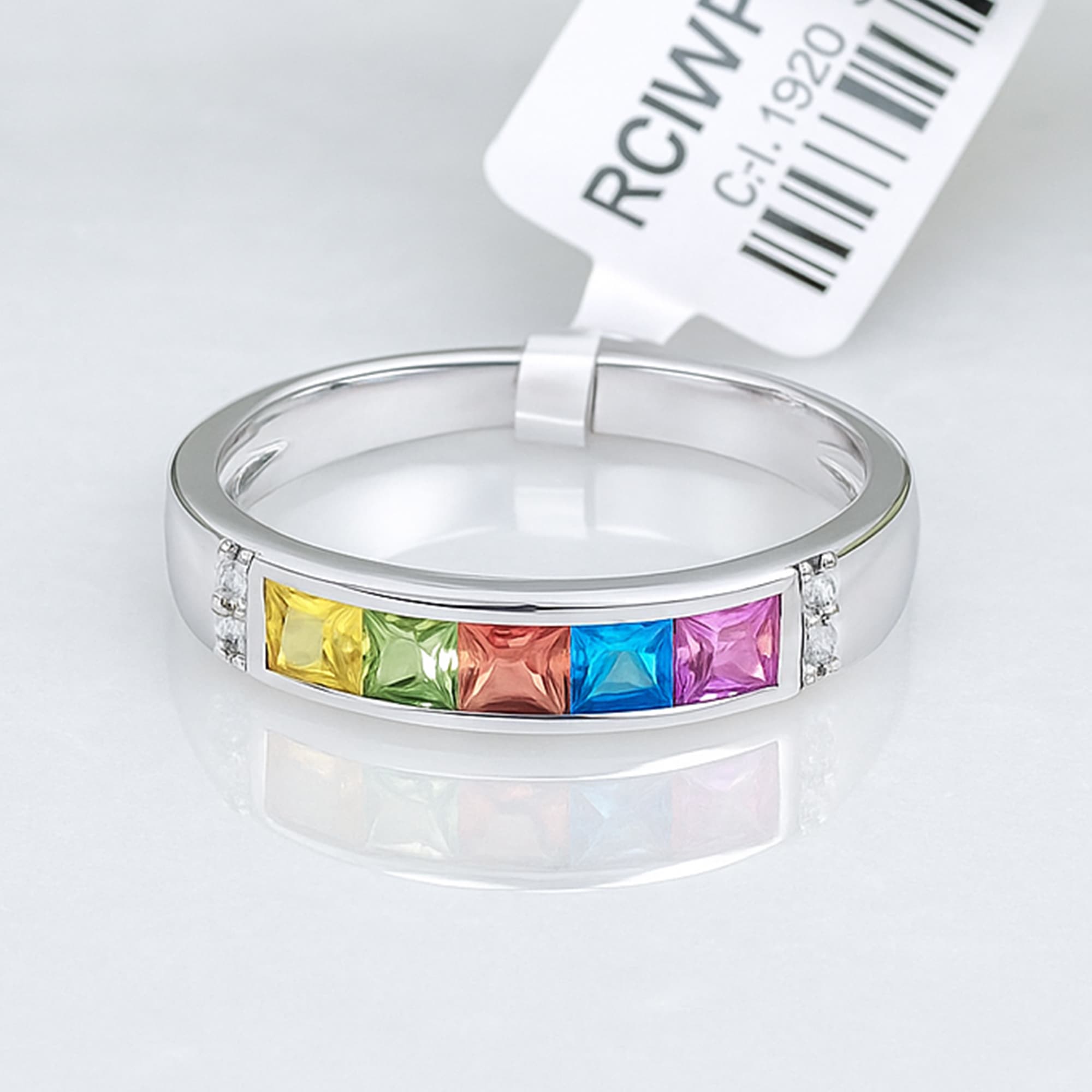 Spectrum Sapphire Band Ring