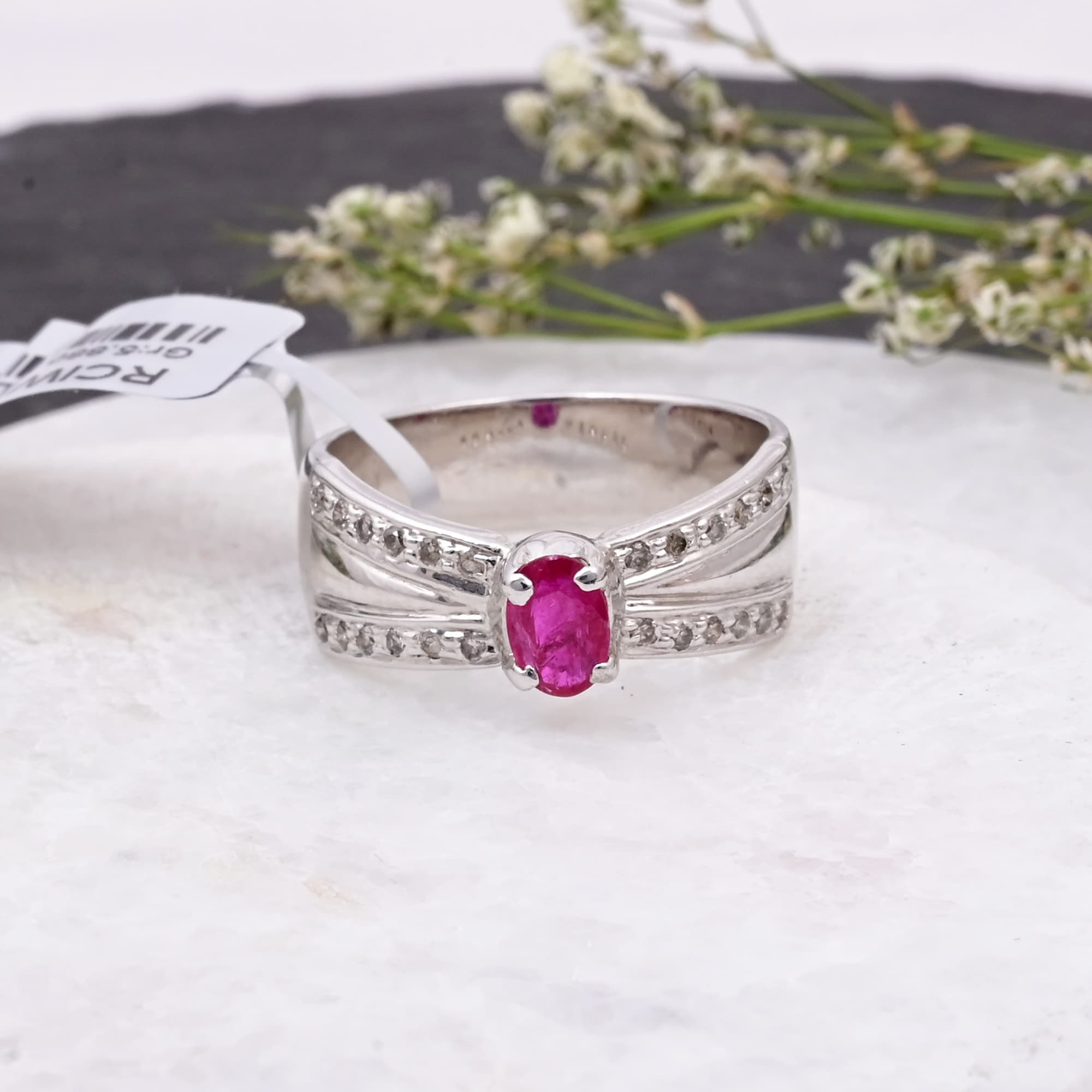 Ruby Grace Solitaire Ring