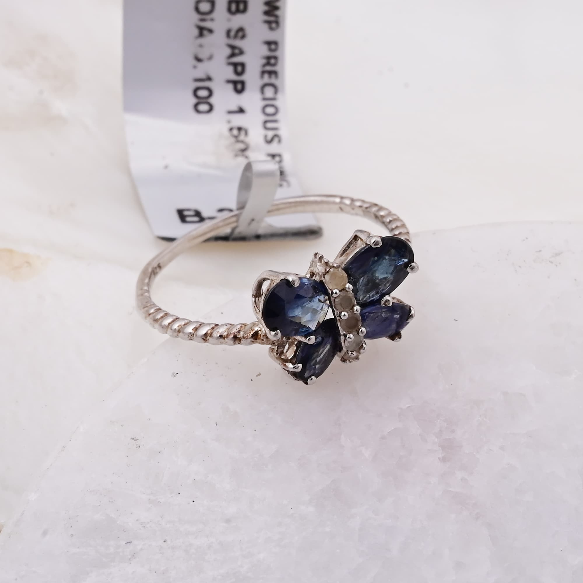 Butterfly Bloom Sapphire Ring