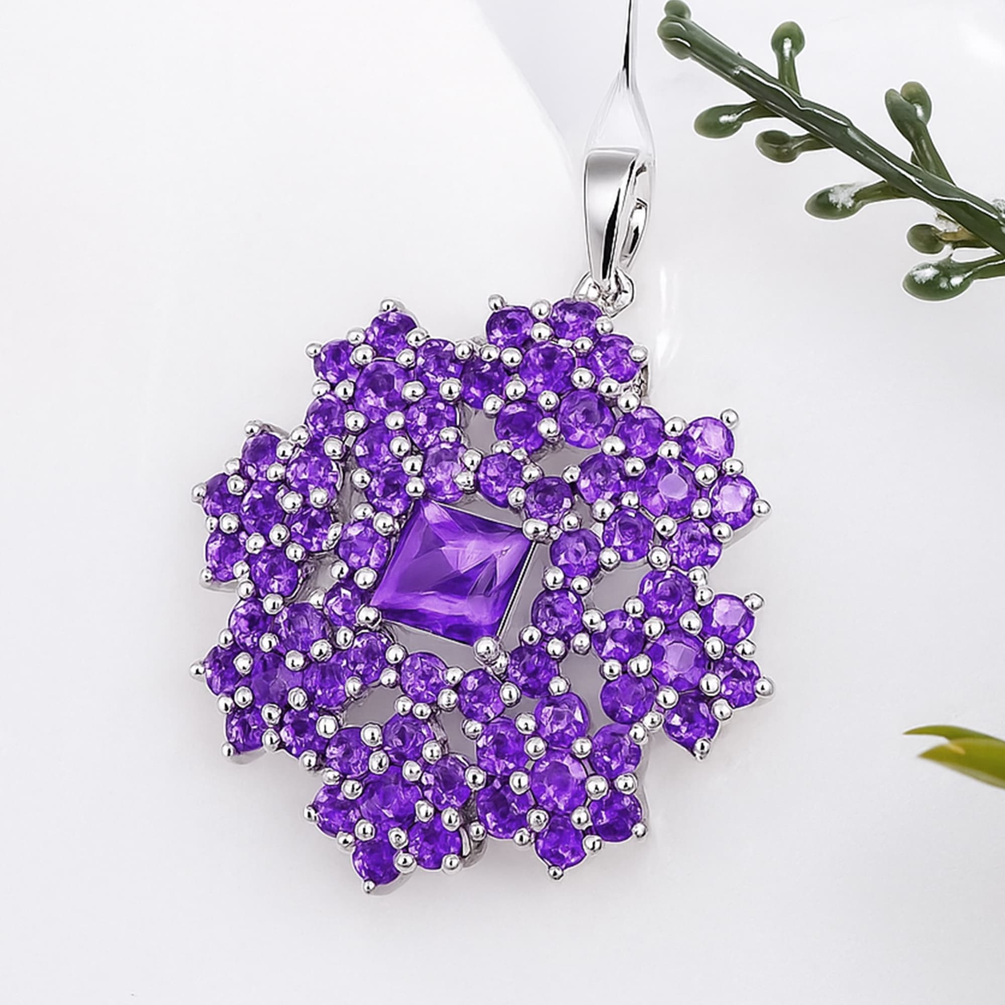 Amethyst Galaxy Pendant